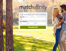 Tablet Screenshot of matchaffinity.dk