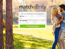 Tablet Screenshot of matchaffinity.no